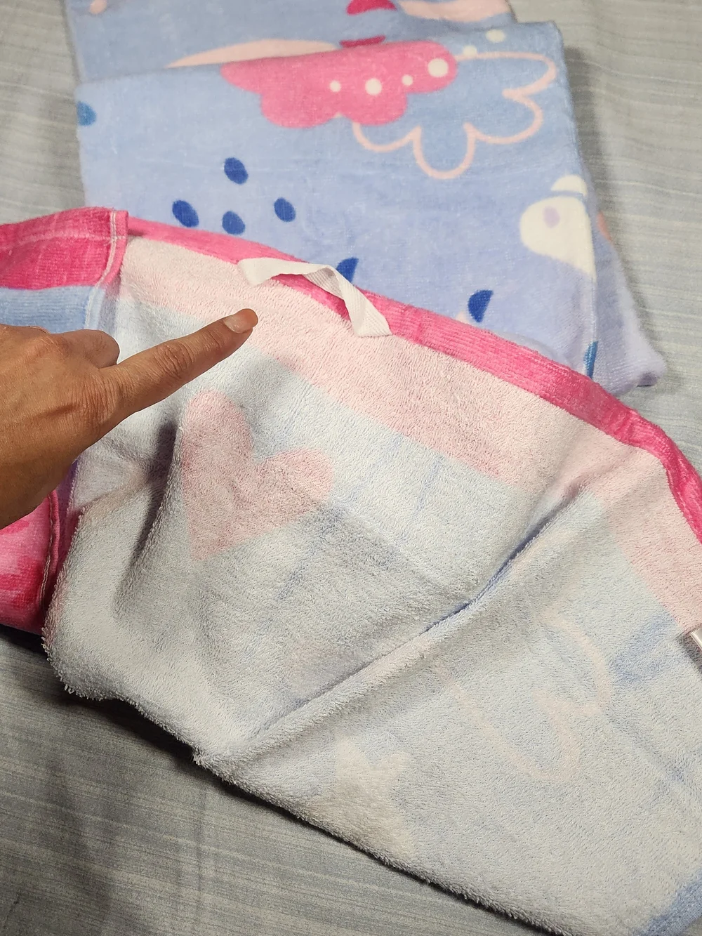 Mainstays Unicorn Beach Towel - Pink & Light Blue New Without Tags, Girls #2